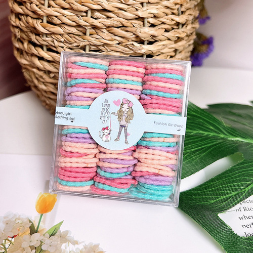 Children's elastic hairband, non-damaging to hair, suitable for babies and girls, cute, good elasticity, ponytail hair tie for little girls