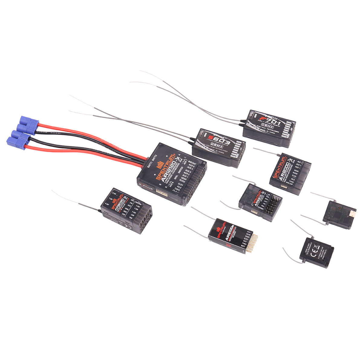 SPEKTRUM receptor AR6210 AR6100EAR8000 AR9020 AR12120 S603 F701