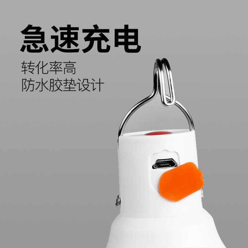LED street stall bulb power outage emergency light household lamp night market outdoor camping stall lighting rechargeable bulb light
