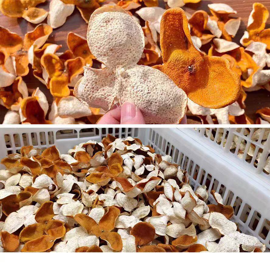 Xinhui Da Hong Pi Dried Tangerine Peel 2025 Harvest Sun Dried Chenpi 500g for Tea and Cooking preparation
