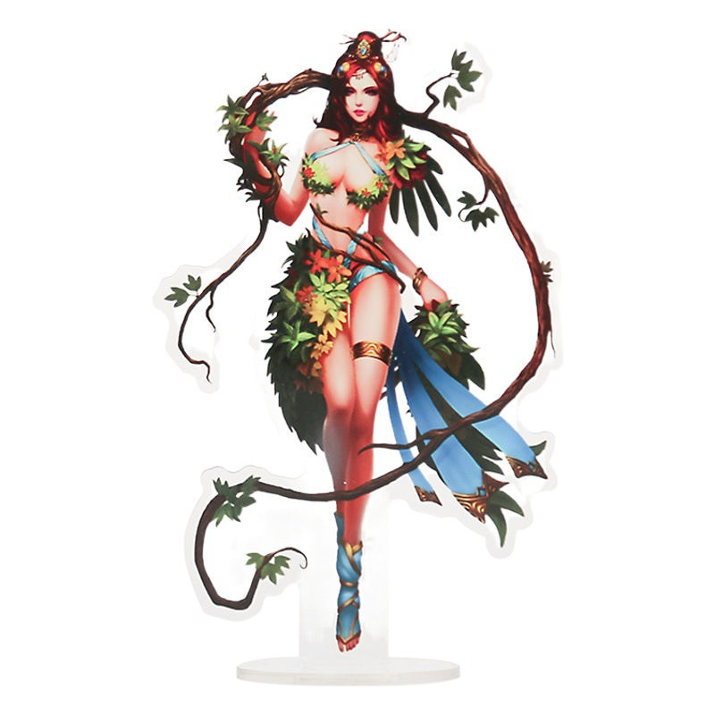 Custom Acrylic Standee of Anime Characters in Q-Version Style, Similar to Official Merchandise, Desktop Figurine