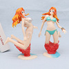 One Piece comic Garage Kit Swimwear diving Nami Kneeling Quadratic element Beauty Model Decoration sexy Bikini