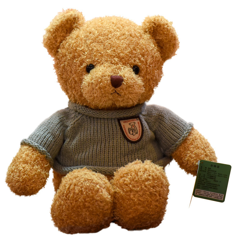 Oso de peluche vestido Oso de peluche muñeca Oso de trapo abrazo Panda juguetes de peluche regalos fabricantes al por mayor