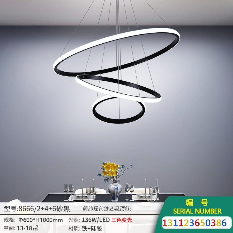 2024 lámpara de aluminio del restaurante barra larga moderna simple lujosa mesa de comedor isla lámpara de escritorio de la recepción de bar una lámpara