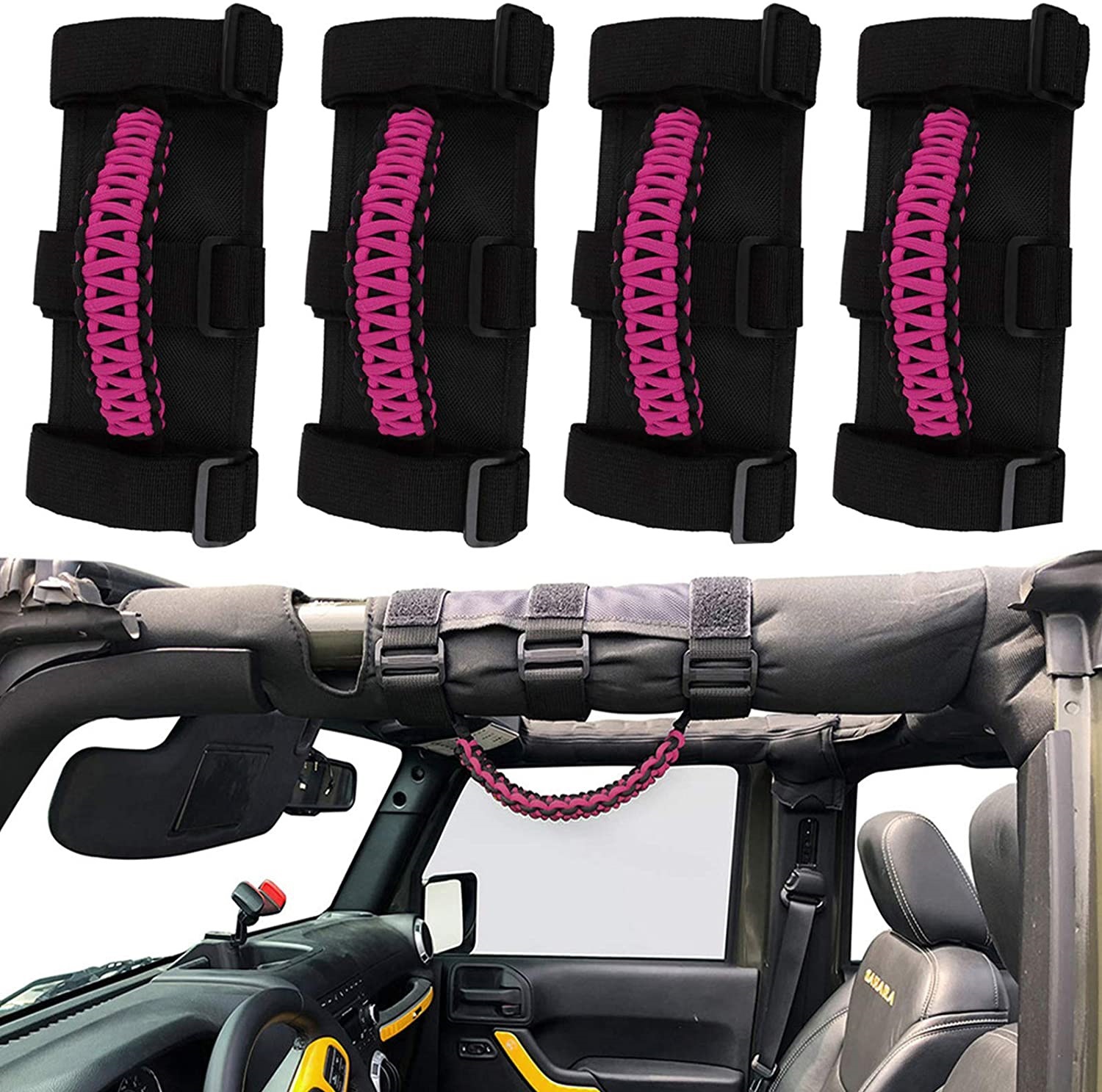 Car modified Wrangler off-road vehicle handle bus roof handle woven handle car armrest