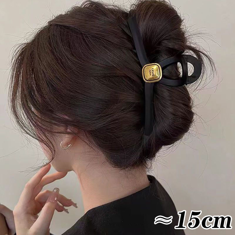 2025 nueva pinza de tiburón, más adecuado para mujeres, horquilla de la parte posterior de la cabeza de verano, pinza de agarre grande, horquilla de tocado