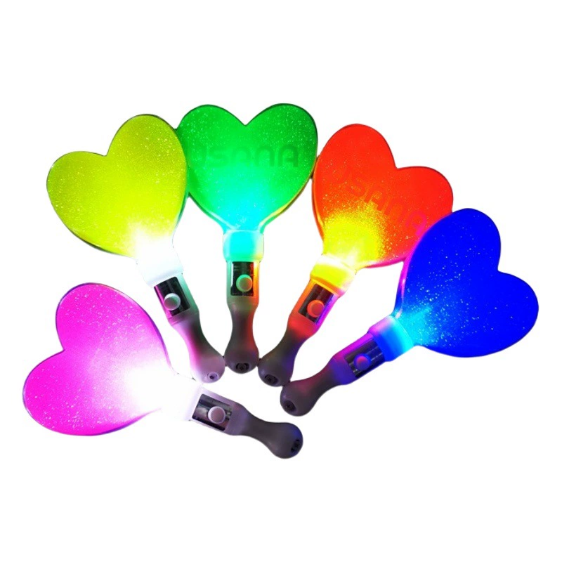 Любовь Glow Stick Персиковое сердце Концерт должен Помогать Серебряная палочка Детская светящаяся игрушка Реквизит для выступлений Ручная лампа