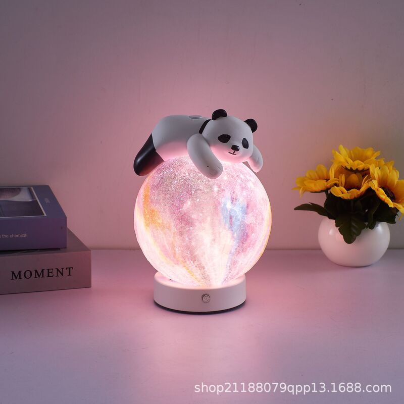 Doll Bedside Table Lamp, Ambient Night Light, Sleep Aid, Housewarming Bedroom Decoration, Girl's Birthday Gift, Creative Led Lamp