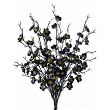 F 24077 White plum artificial flower 白色迷你腊梅仿真花