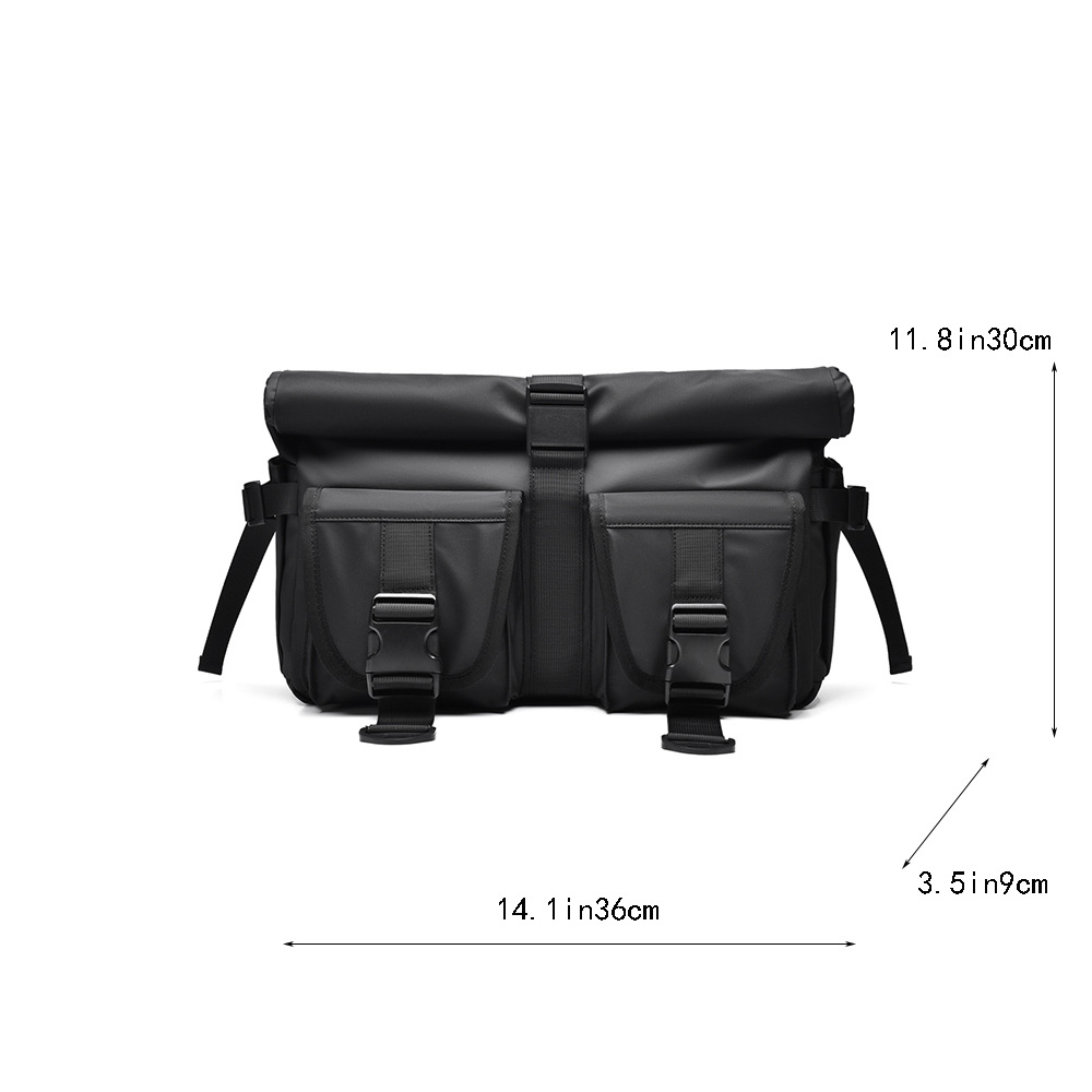 Mochila funcional de expansión de boca enrollada Bolso de ciclismo para hombre Bolso deportivo Bolso de viaje impermeable Bolso diagonal de gran capacidad