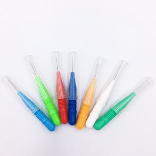 Manufacturers supply foreign trade hot selling multi-color interdental brush interdental brush oral care interdental brush