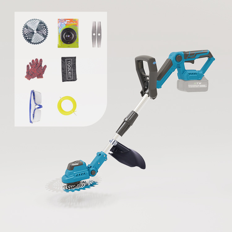 Cortacésped eléctrico pequeño cortacésped hogar recargable cortacésped batería de litio multifuncional cortacésped artefacto