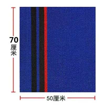 Universal Foot Pad | for cars, the Snowy carpet-style - blue-single-front-passenger-seat-5070