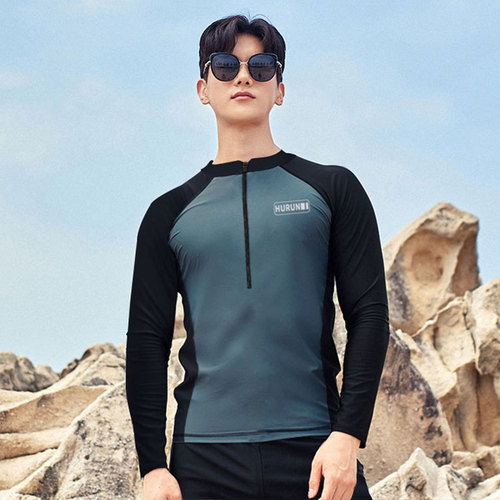 Men's Sun Protection Quick-Dry Divided Long-Sleeve Long-Pants Buoyancy Diving Suit, Women's Matching Warm Swimming Trunks, Surfing Wetsuit for Couples