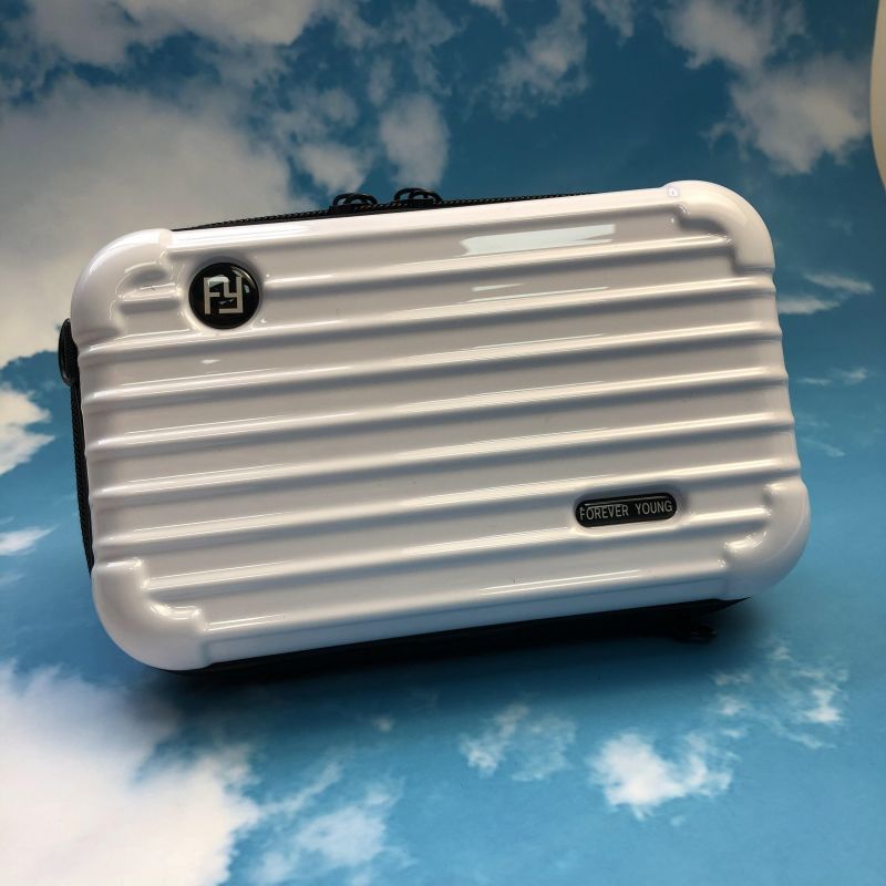 New Makeup Bag 7inch Suitcase Pc Hard Shell Toiletry Small Crossbody Evening Travel Waterproof Storage Small Bag