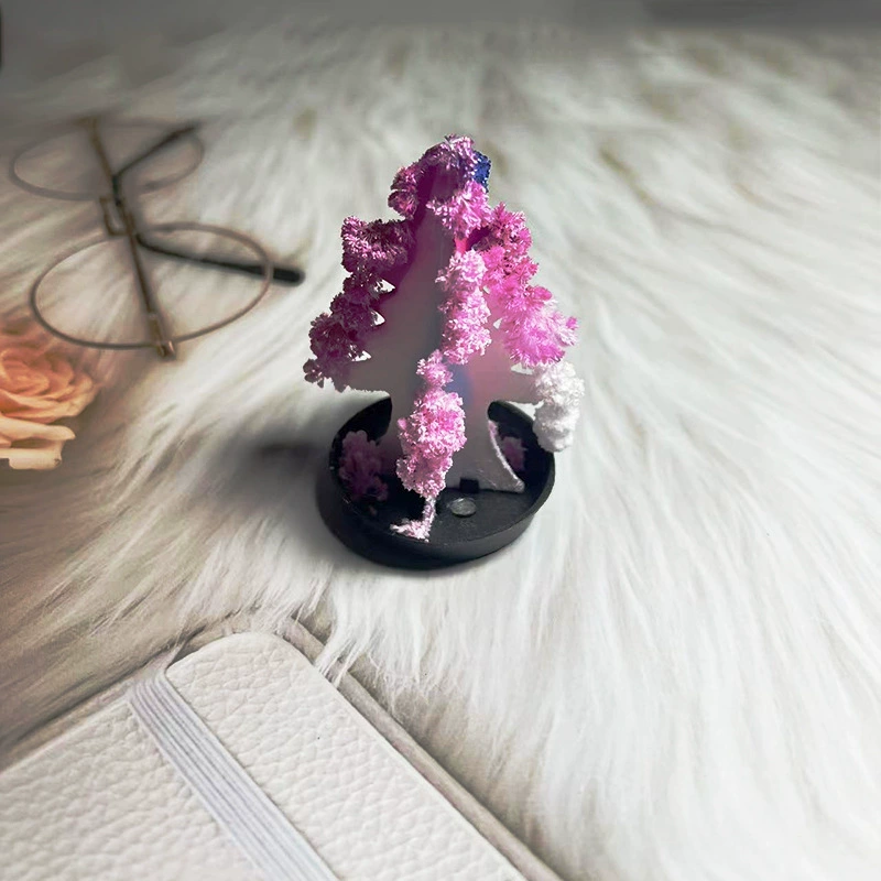 Детская новая экзотическая поделки кристалл волшебная Рождественская елка бумага дерево цветок наука ручной работы экспериментальная игрушка подарок