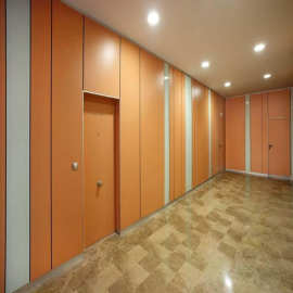 氟碳漆A级防火板 酒店工程装修木饰面护墙板地下室抗菌防潮洁净板