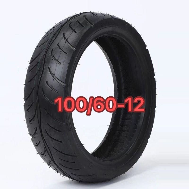 12寸扁平轮胎100/60-12 摩托车电动车外胎踏板车 真空胎