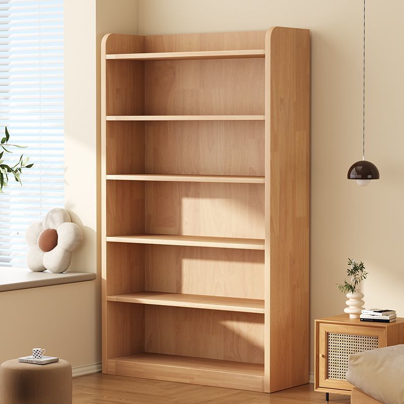 Solid Wood Bookshelf Living Room Simple Floor-Standing Bookcase Student Storage Rack Children's Home Multi-Layer Bedroom Storage Locker