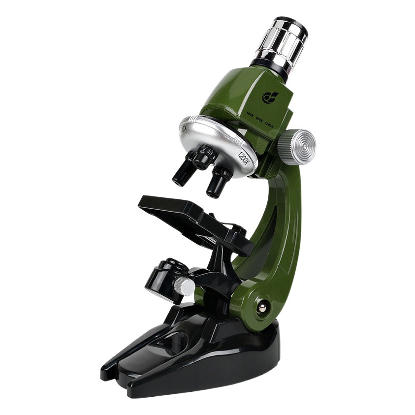 Microscopio óptico para niños de alta definición biología clase secundaria estudiantes ciencia experimento juguetes educativos