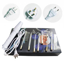 厂家批发七件套高周波电子美容仪红光紫光蓝光加强型电疗仪玻璃管