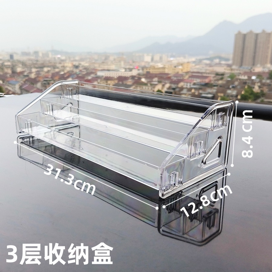 Mini estante de exhibición de vinos extranjeros tipo escalón multicapa gabinete de vinos pequeño estante de almacenamiento de vinos acrílicos