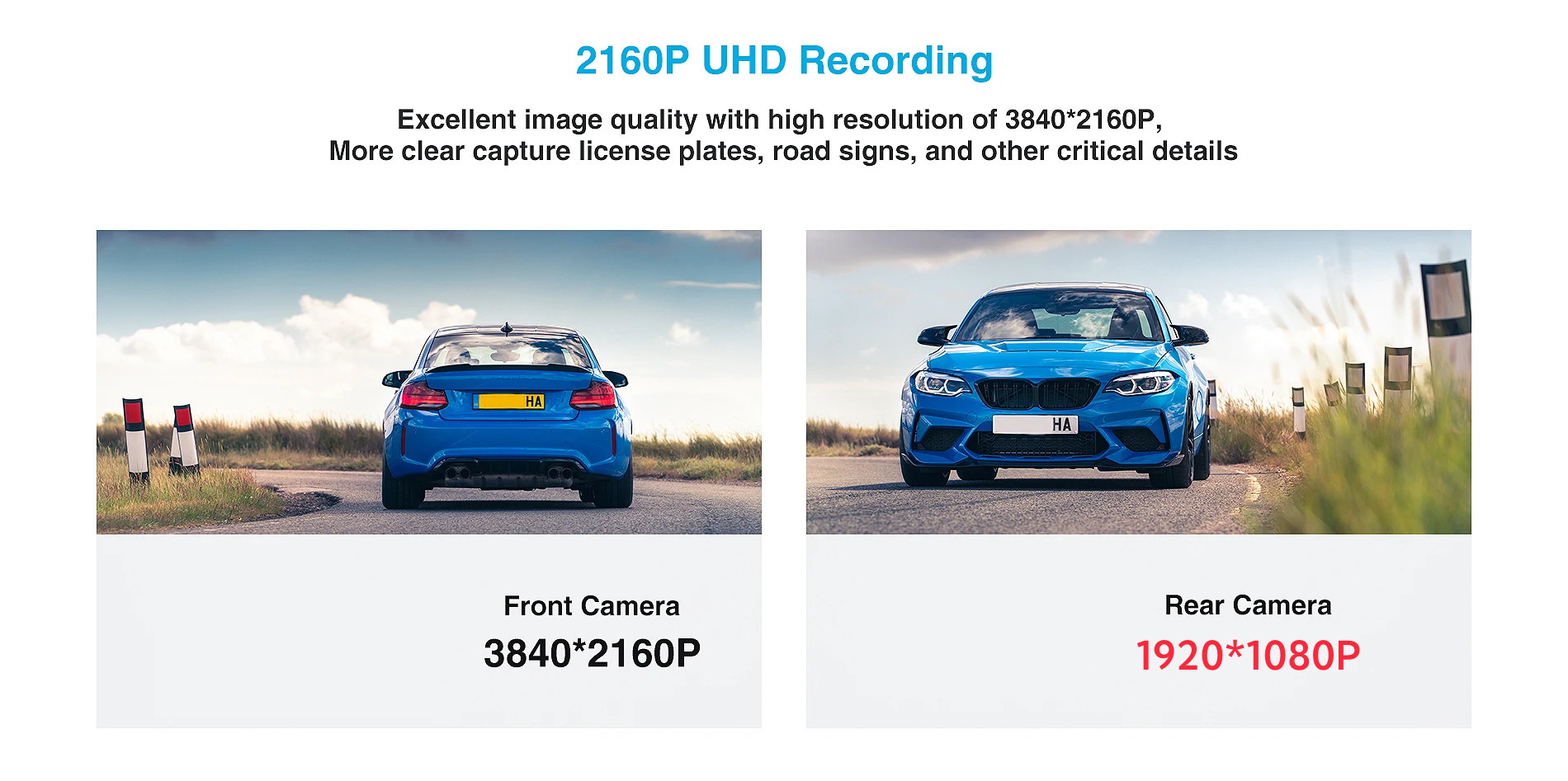 New V22 Dash Cam HD 4K Dual Front and Rear Recording Mobile WiFi Connection GPS Positioning Car Recorder