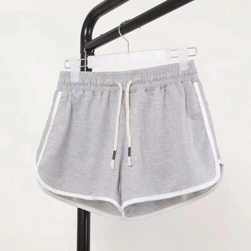 Korean Loose High-Waist Sports Shorts for Women Yoga Wide Leg Hot Pants Trendy Casual Home Sleep Shorts Beach Shorts for Kids Summer