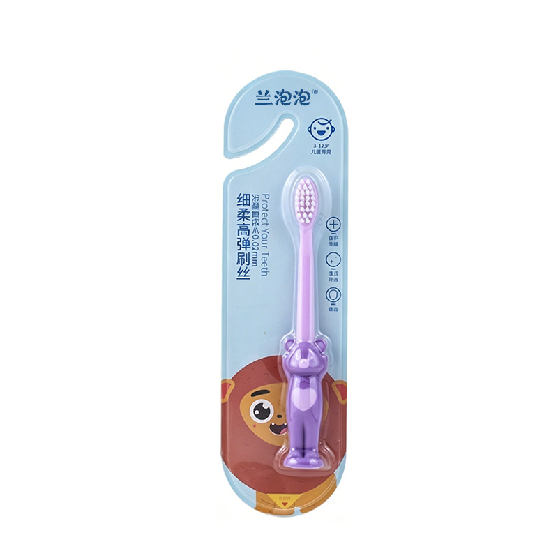 Cepillo de Dientes Infantil de Cerdas Suaves, Mango Antideslizante, Limpieza, para Niños