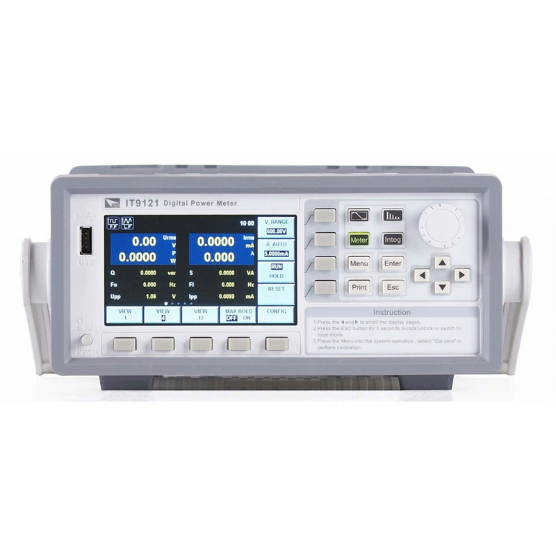 IT9121 Цифровой измеритель мощности однофазный анализатор мощности