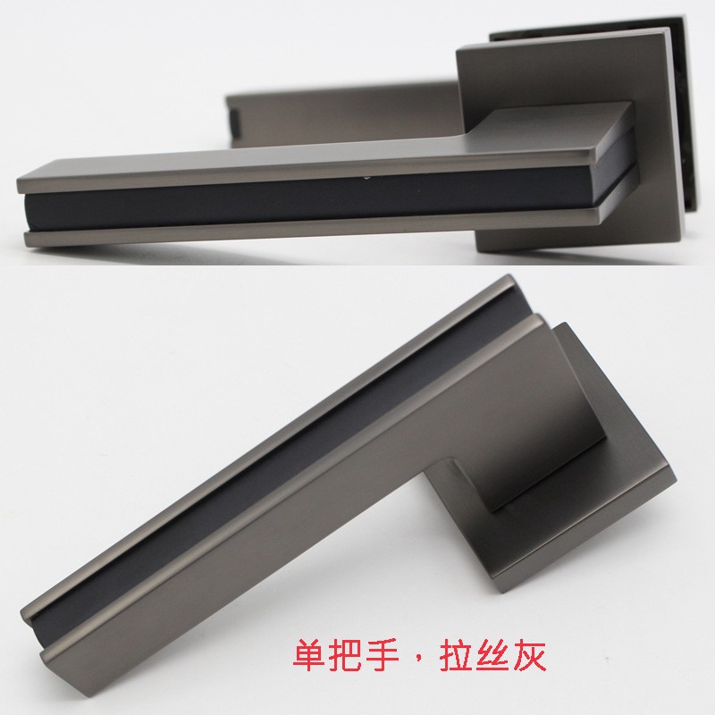 Personalizada nueva cerradura interior china aleación de zinc cerradura de mango sólido cerradura de madera doméstica cerradura mecánica