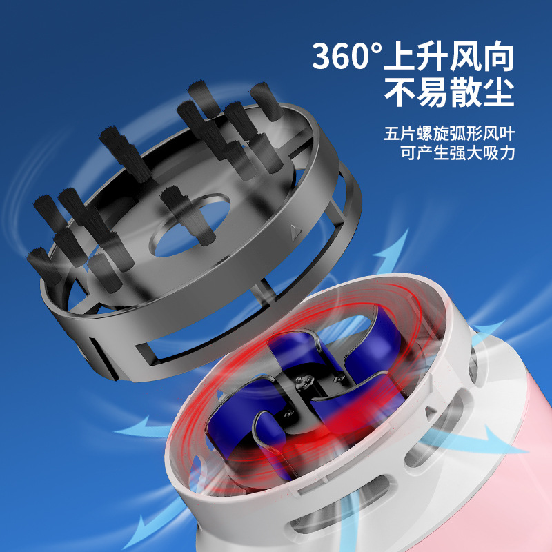 Deduliva de escritorio recargable limpiador de escritorio de alta succión limpiador de borracha limpiador eléctrico para estudiantes