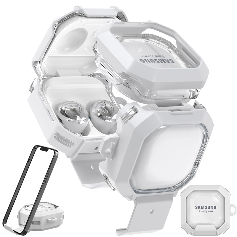 适用三星Galaxy buds蓝牙耳机套Buds 2proliveFE透明碳纤维保护套|undefined