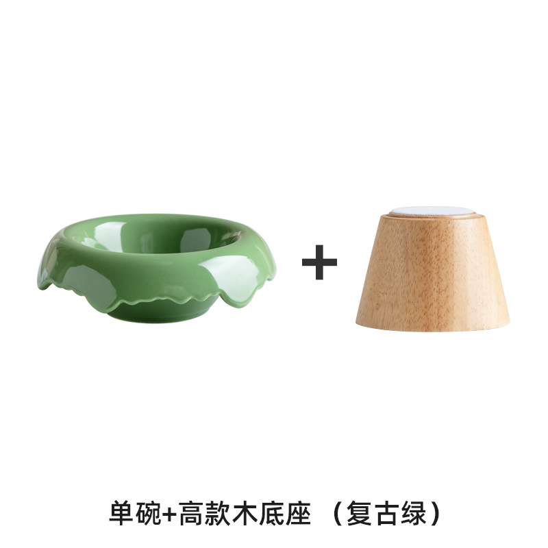 De alto aspecto de cerámica lindo aperitivo yogur de frutas desayuno postre tazón helado ensalada tazón pasillo joyería almacenamiento tazón