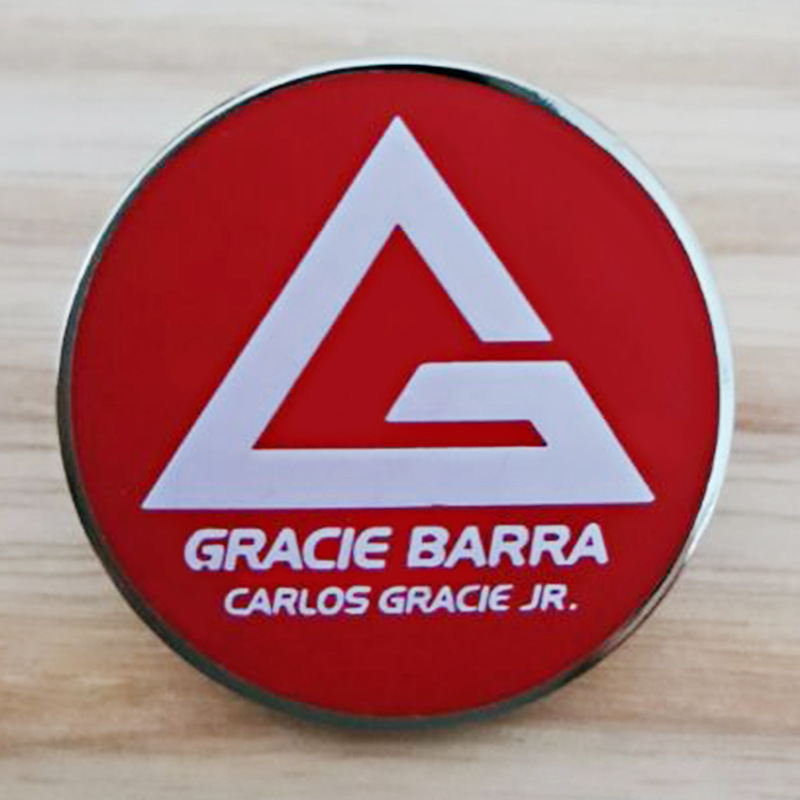 Brazilian Jiu Jitsu Association logo brooch badge