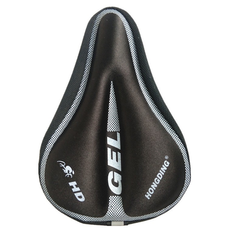 Funda de Asiento de Silicona para Bicicleta de Montaña, Cojín de Asiento de Silicona para Bicicleta, Funda de Cojín de Asiento Plano para Equipo de Ciclismo
