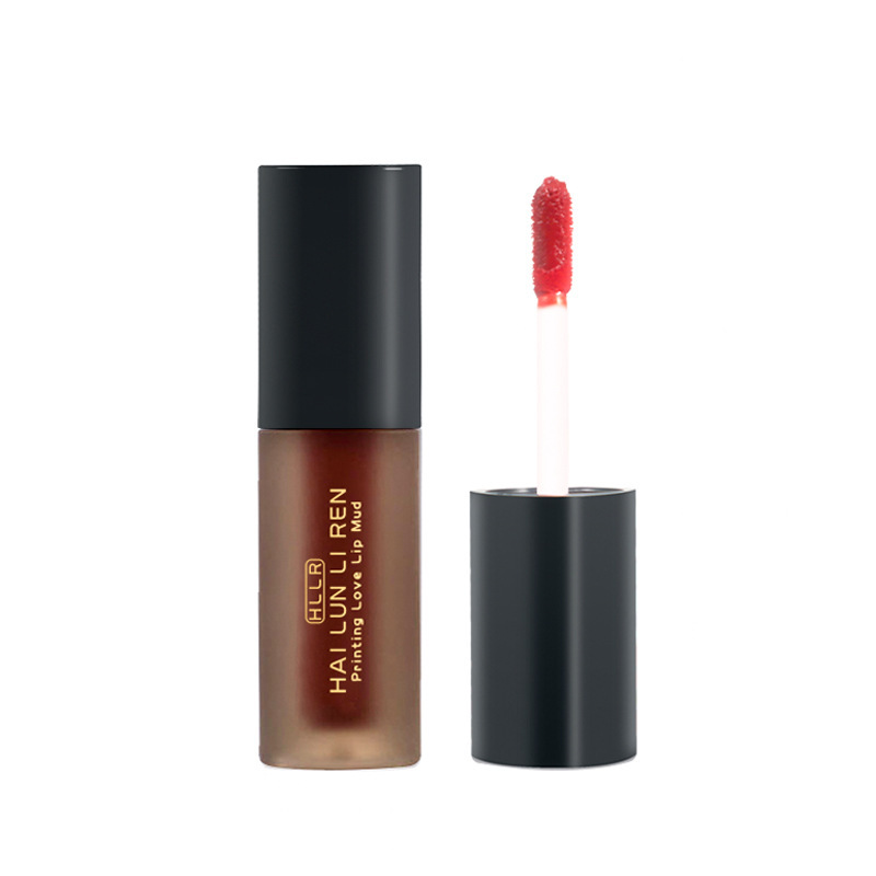 Helen Beauty Lip Glaze Matte Long-Lasting Moisturizing High-Quality Lip Mud Lipstick Non-Stick Cup Non-Fading Color Makeup