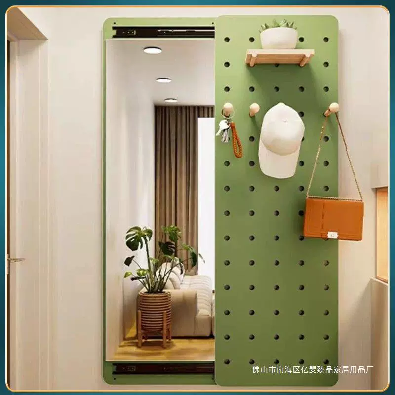 Невидимое зеркало для одежды Скрытое зеркало, раздвижное зеркало, настенное зеркало в полном теле, может заблокировать закрытое зеркало