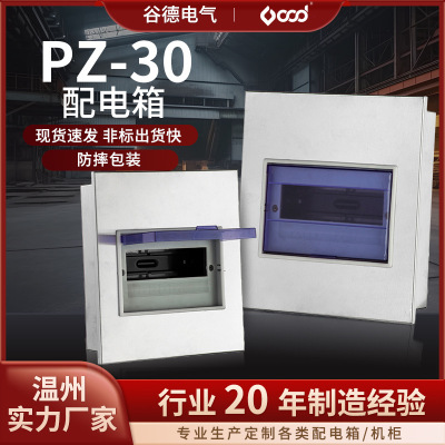 不锈钢回路箱PZ30配电箱室内强电监控不锈钢304配电箱终端箱定制
