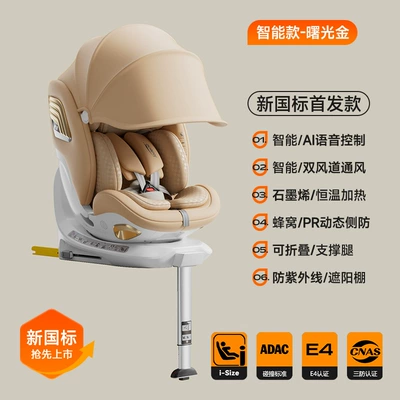 Car child safety seat Standard I-Size Smart Ventilation and Heating - dawn-gold-smart-model