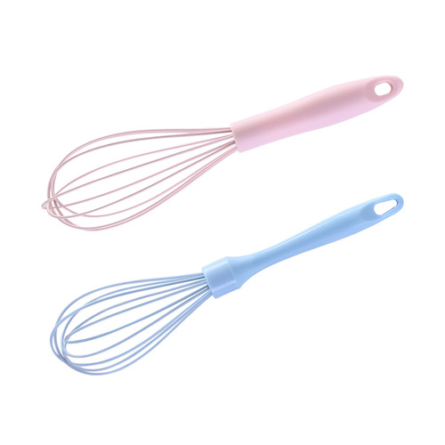 7-inch to 12-inch silicone egg beater manual stainless steel butter cream mixer silicone DIY baking kitchenware