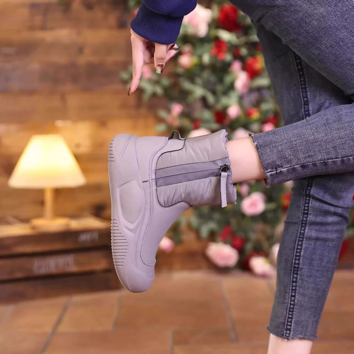 Martens, boots, non-slip keep warm footwear platform