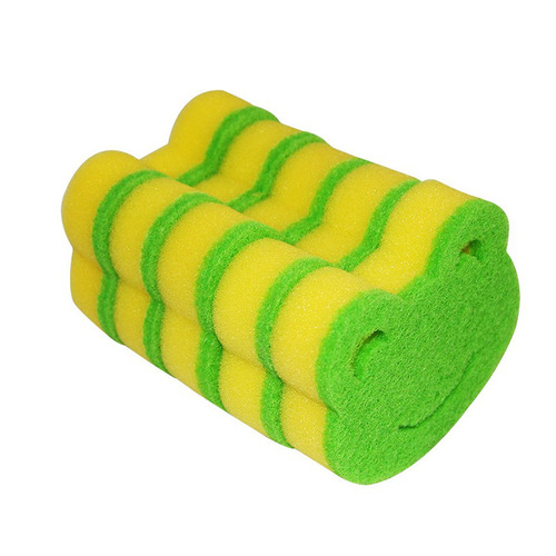 Wholesale Manufacturer Frog Compound Magic Sponge Dishwashing Bar Kitchen Brush Pot Scrubber Bowl Cleaning Brush