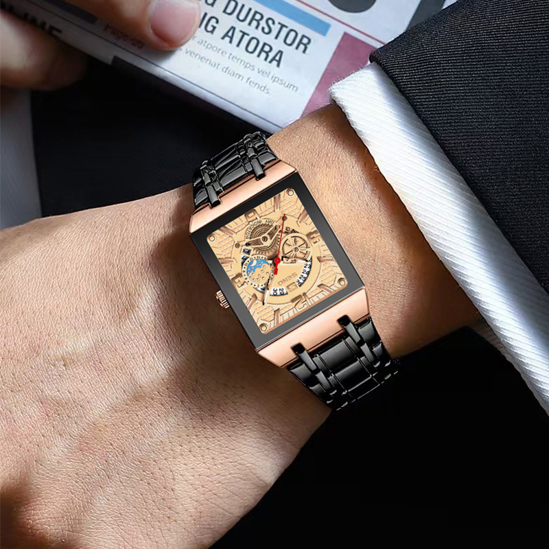 Orologi da uomo, piccoli orologi quadrati, orologi da uomo luminosi, orologi in lega, orologi da uomo, orologi al quarzo cavi_voghion.com