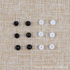 項鍊繩大孔黑珠收尾散珠編手鍊吊墜繩白珠紅繩配珠隔珠紅 黑瑪瑙