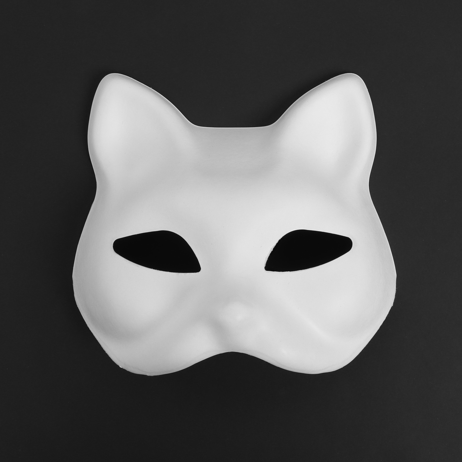 Máscaras DIY en blanco pintadas a mano juguetes hechos a mano máscaras de animales para hombres y mujeres en stock