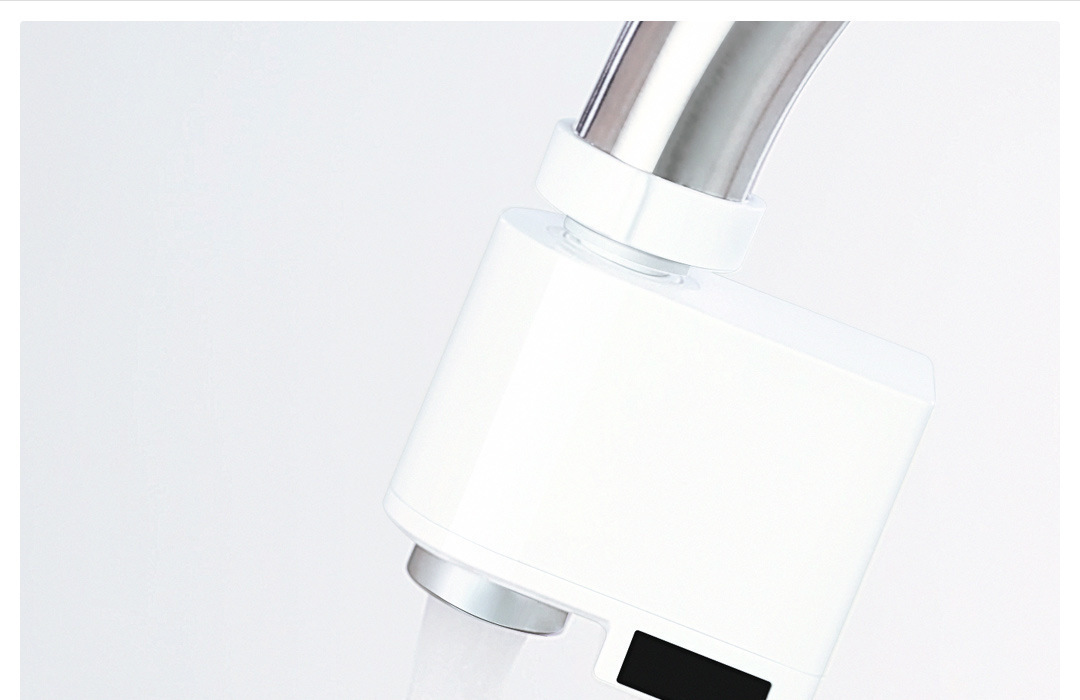 Xiaoda Sensor Water-Saving Device for Kitchen and Bathroom, Smart Charging Aerated Water Valve, Splash-Proof Infrared Faucet