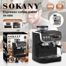 QSOKANY6866ʽșCĥ 20bar Espresso coffee Maker