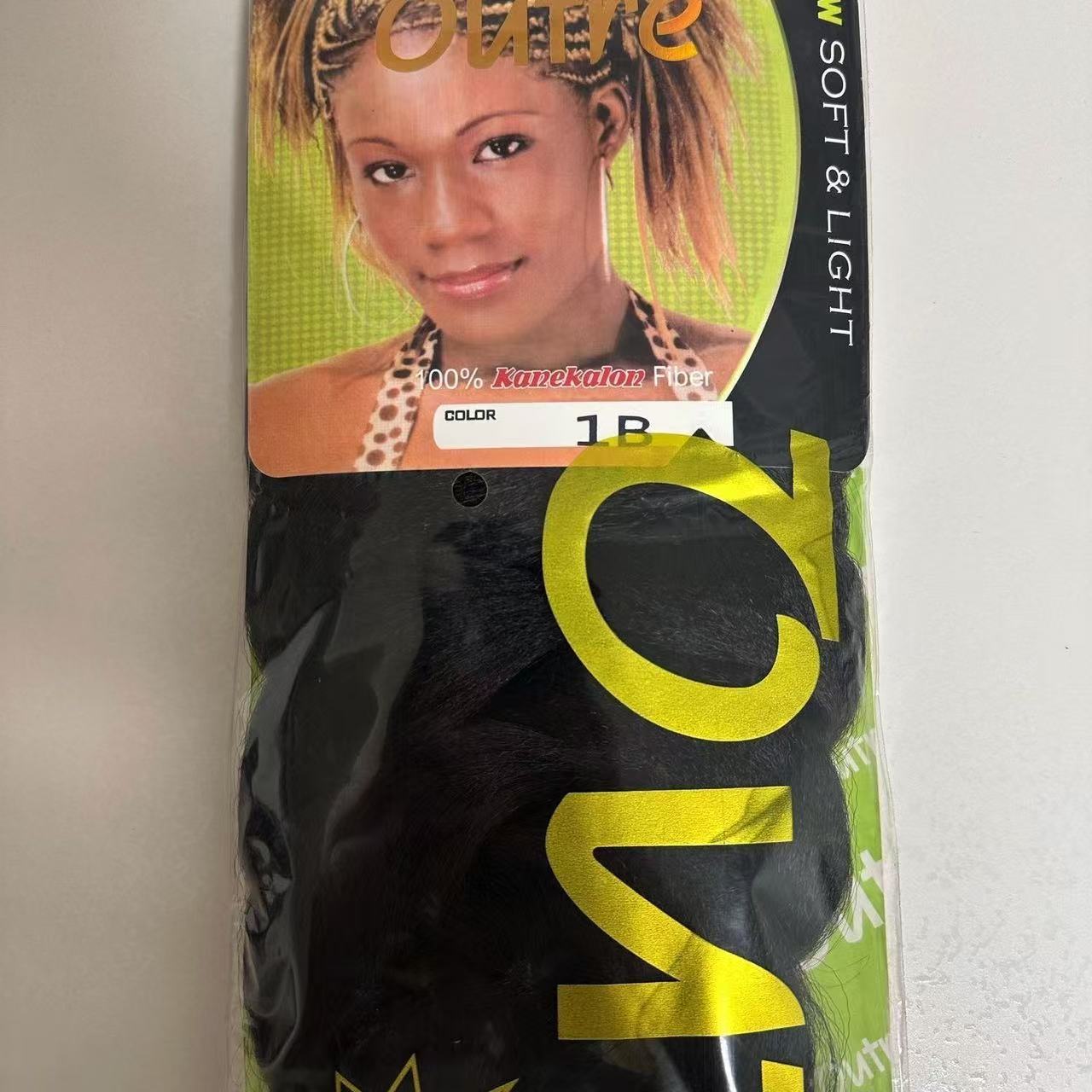 Outre Xpression trenza 82 pulgadas gran pelucca de trenza africana negra pelucca de trenza sucia 165g