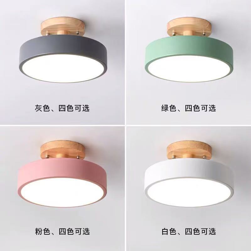 Nordic minimalist balcony Corridor light led small ceiling light aisle hallway bathroom cloakroom kitchen and bathroom ceiling light